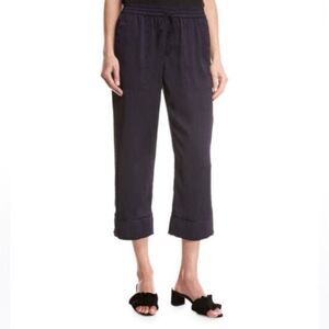 Joie x SAKS Anelise Sateen Pant In Black Size Small